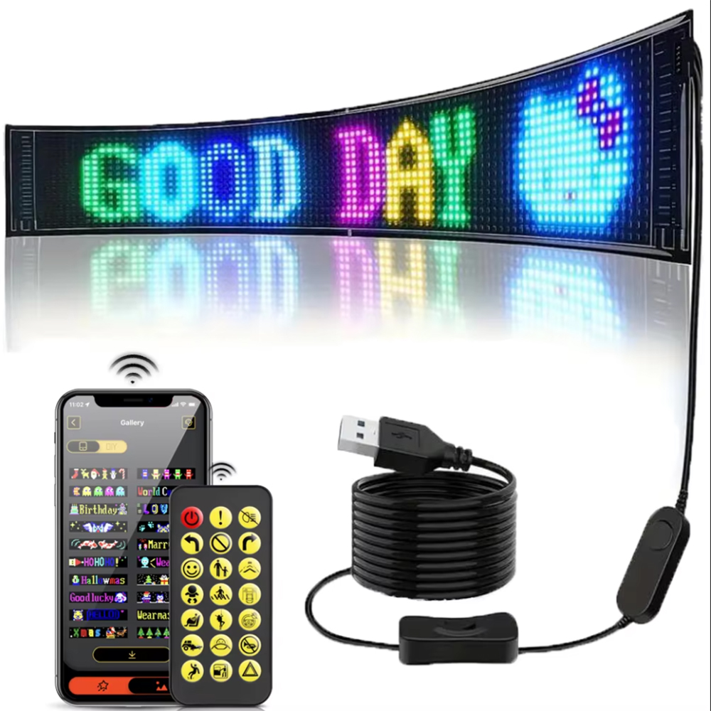 Car Led Light - Panel de píxeles de matriz de